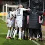 WOLFSBERG,AUSTRIA,15.FEB.25 - SOCCER - ADMIRAL Bundesliga, Wolfsberger AC vs SK Sturm Graz. Image shows the rejoicing of WAC.
Photo: GEPA pictures/ Chris Bauer