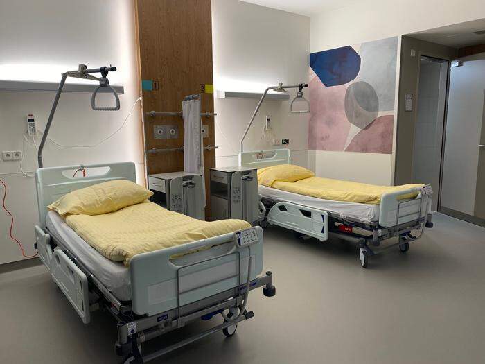 Die Patientenzimmer sowie Sozialräume und der Stützpunkt wurden modernisiert