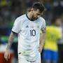 Niedergeschlagener Superstar: Lionel Messi nach dem Copa Aus 