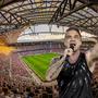 Der Sportpark ist Austragungsort von Konzerten wie von Robbie Williams (oben) oder Fußballspielen