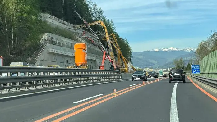 Auf der S6 im Bereich Leoben-Ost wurde und wird seit Jahren gearbeitet