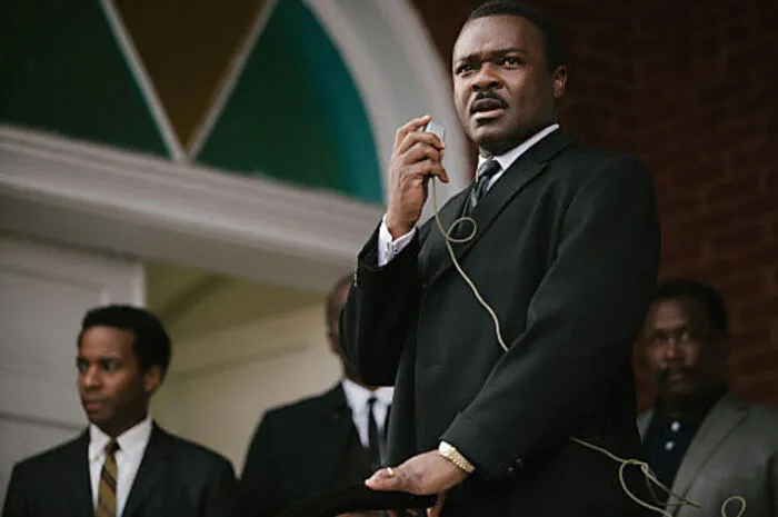Sowie The Imitation Game" (Nora Grossman), "Selma" (Christian Colson), "The Theory in Everything" (Tim Bevan), "Whiplash" (Jason Blum)Im Bild: David Oyelowo als Dr. Martin Luther King, Jr. in "Selma"