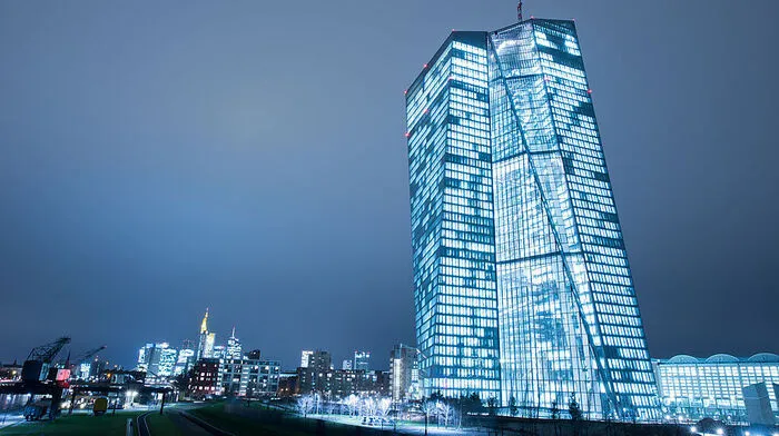 Das EZB-Hauptgebäude in Frankfurt