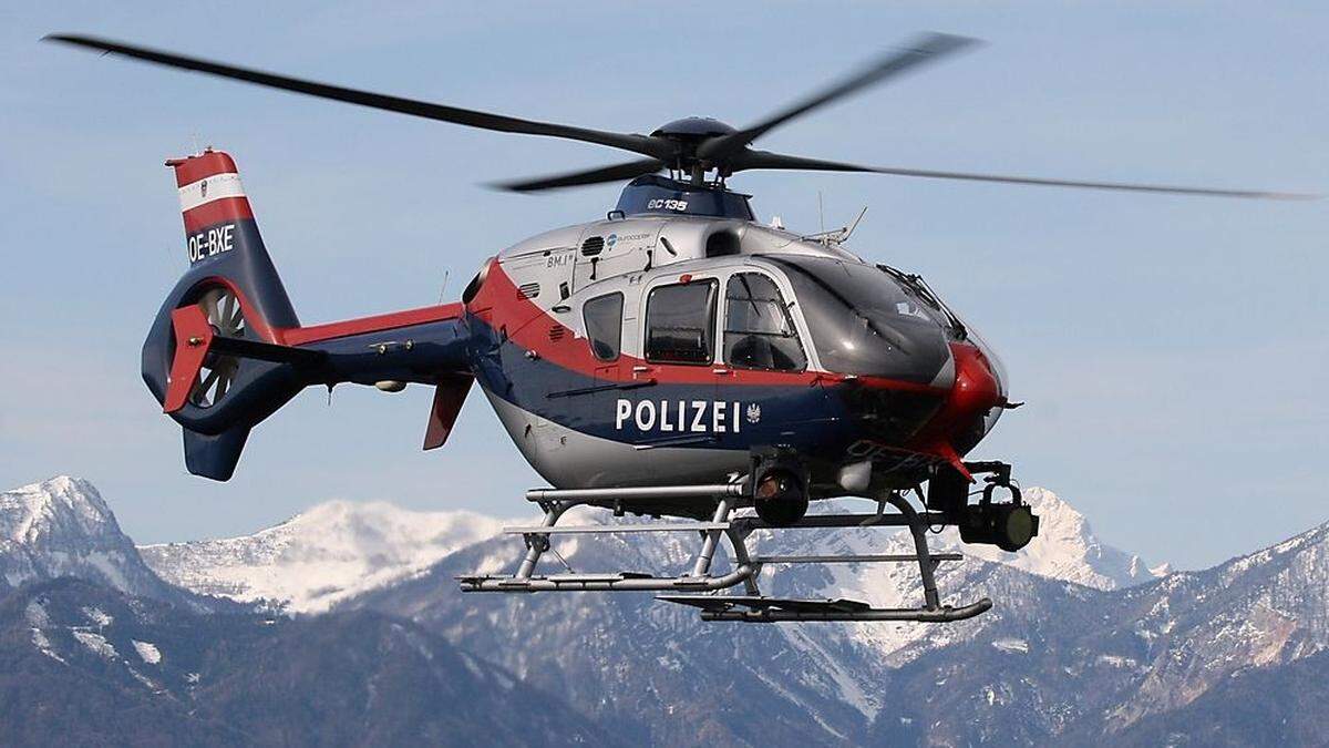 Der Polizeihubschrauber Flir war im Einsatz