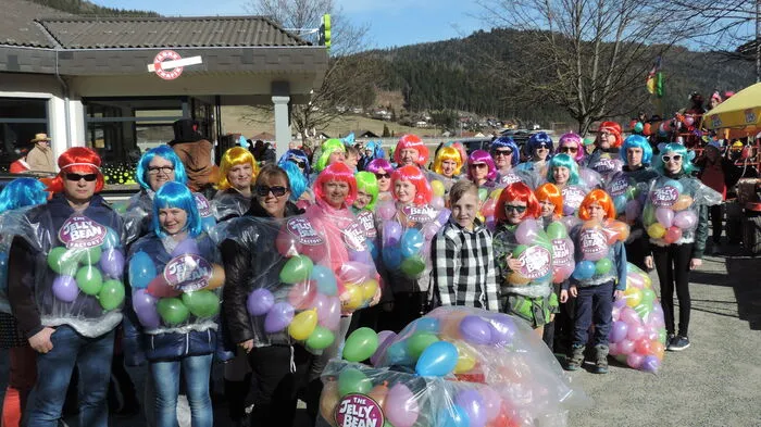 Buntes Treiben war beim beim Faschingsumzug in Traboch angesagt. Jung und alt amüsierten sich beim Umzug.