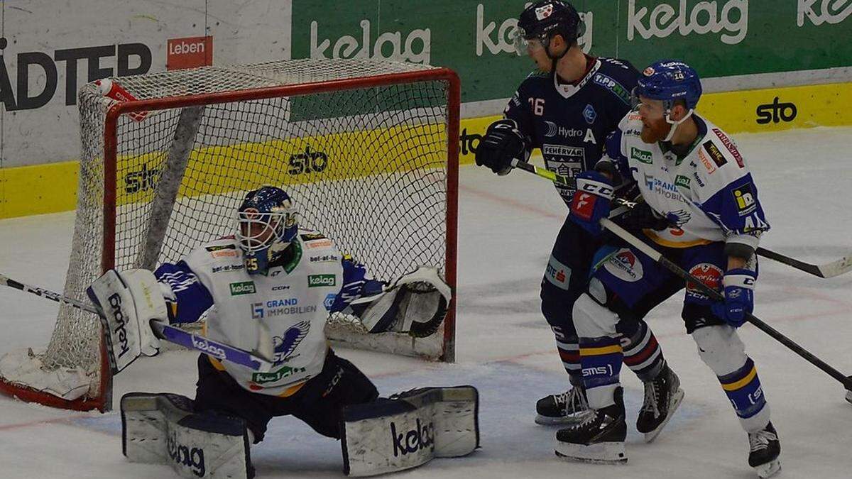 Die Villacher Adler konnten sich wieder einmal auf Goalie Alexander Schmidt verlassen