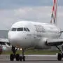 Eine Person ist in ein Triebwerk eines Airbus A319 der Airline Volotea auf dem Flughafen von Bergamo geraten