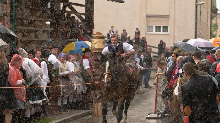 Die Stimmung war trotz des regnerischen Wetters bestens.