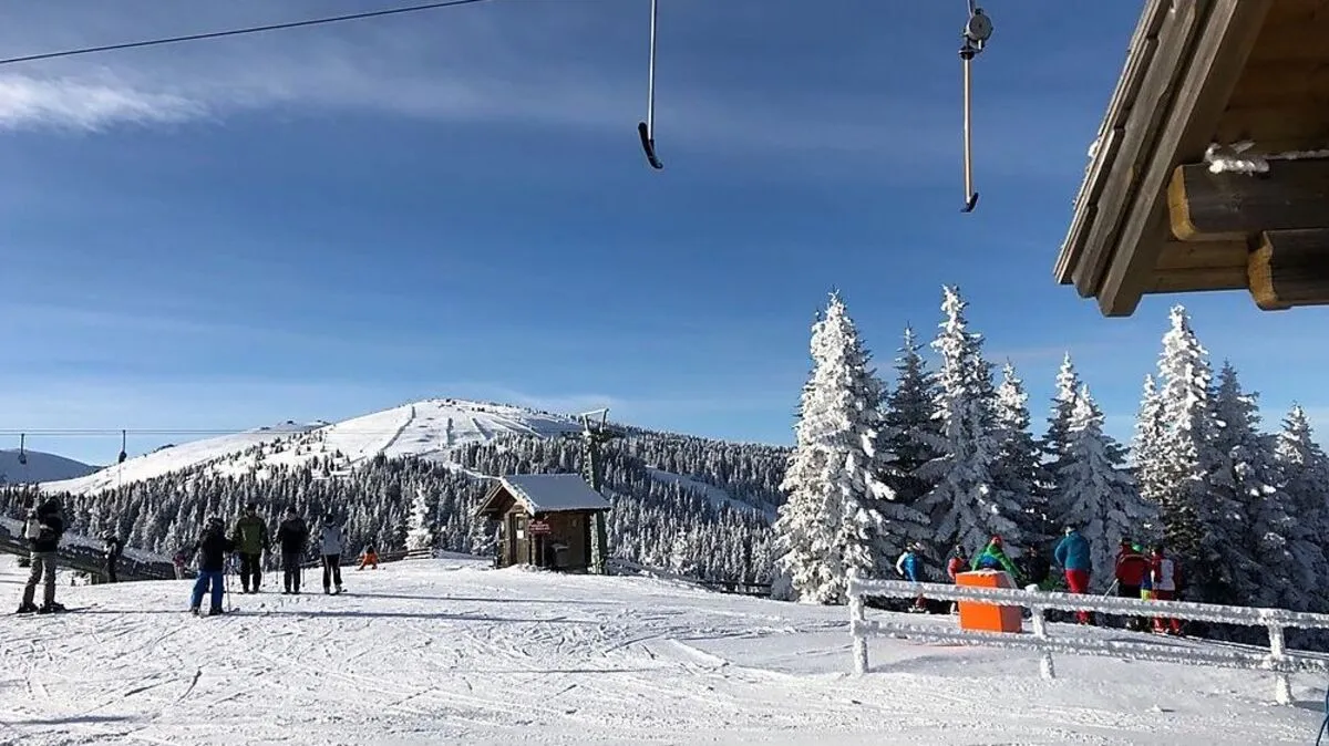 In den kleineren Skigebieten wie der Weinebene gab es heuer wenig Schnee, aber dennoch gute Pisten