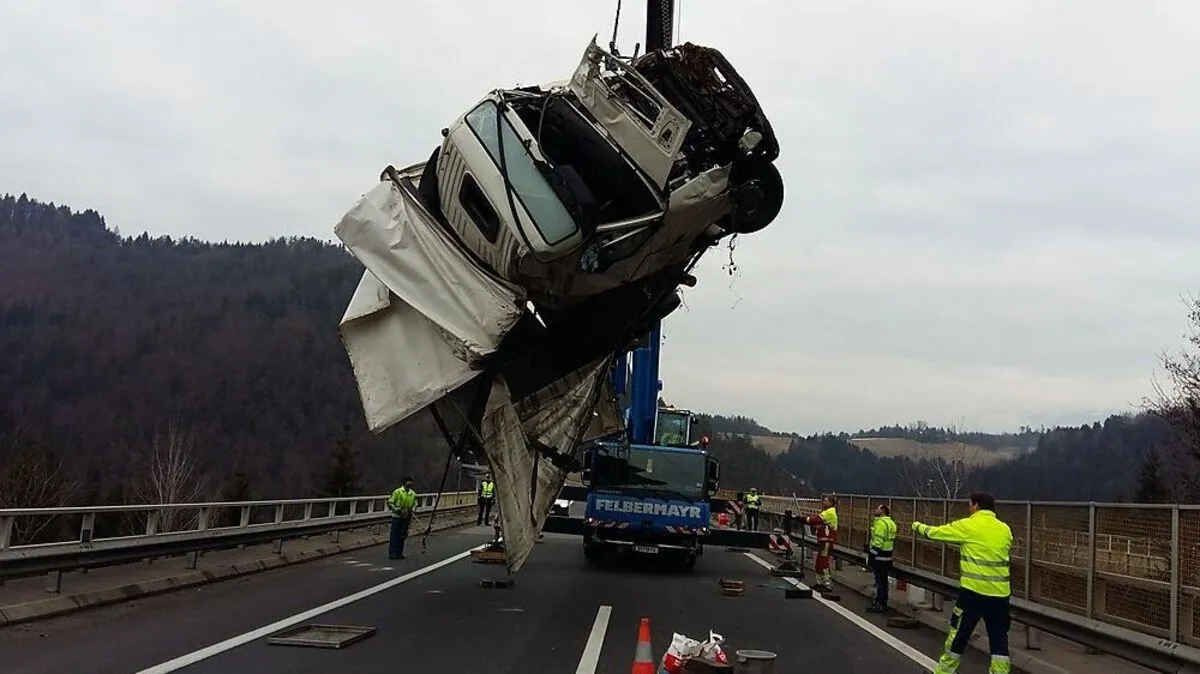 Rund zwei Stunden dauerte die Bergung