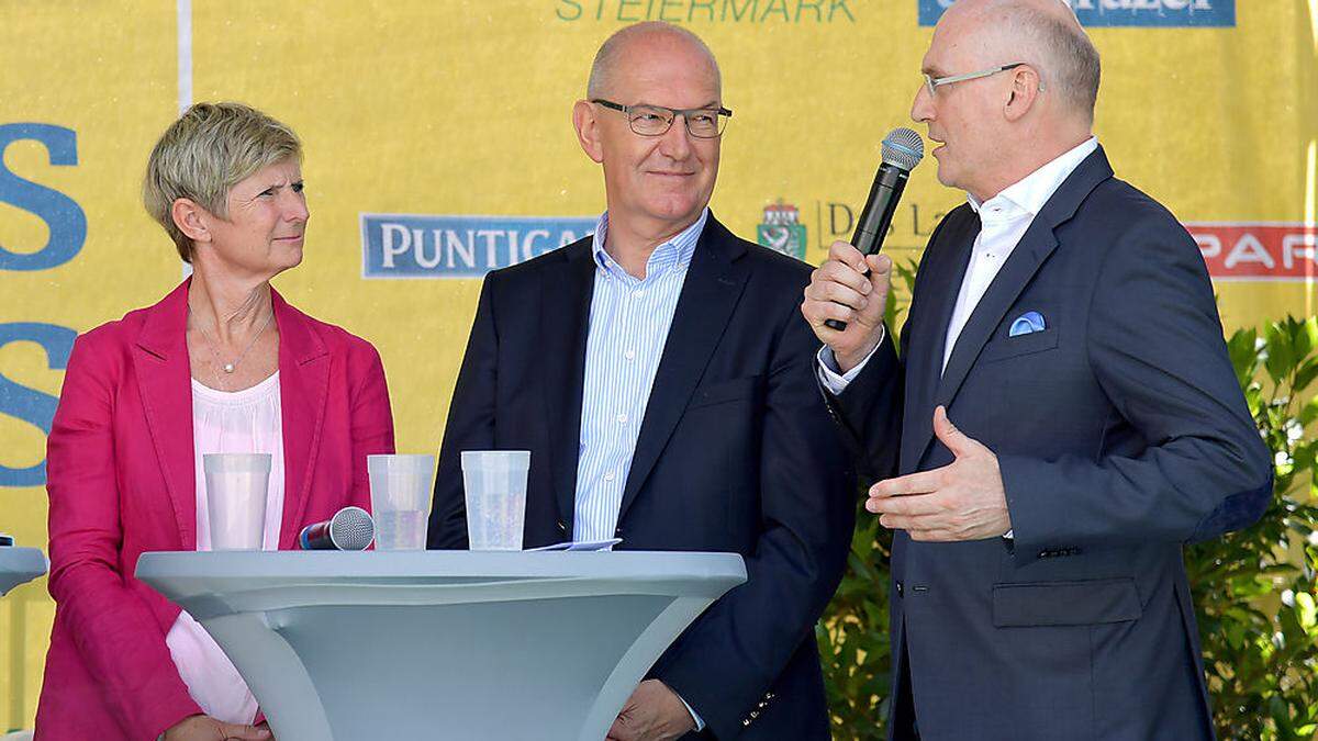 Babara Muhr, Stefan Herker, Wolfgang Bartosch (von links)