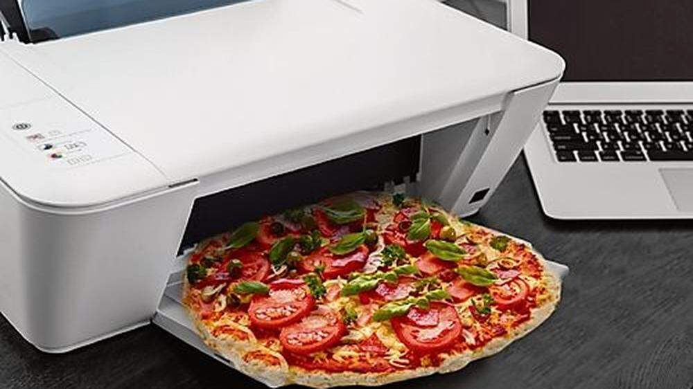 Die Pizza aus dem Drucker – noch ist es Zukunftsmusik, für zumindest Proteinriegel könnte die Anwendung aber schon bald Realität sein