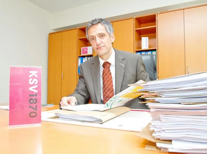 Chefetage KSV Kreditschutzverband von 1870. Leiter Stmk Rene Jonke.