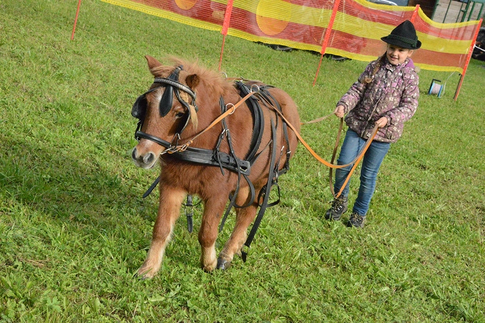 Die jüngste Teilnehmerin, die 6 jährige Alexandra Gastager mit Pony Lotti
