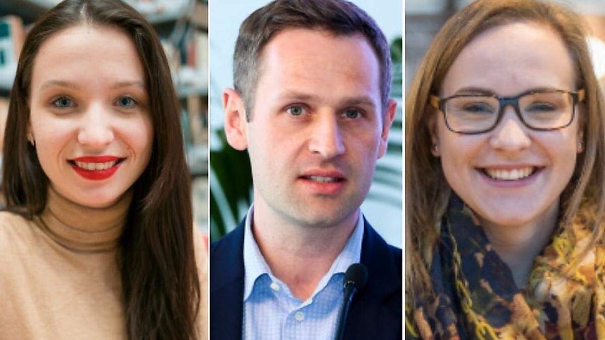 Anna Robosch, Armin Sippel, Anna Hopper und ihre Kollegen standen uns Rede und Antwort