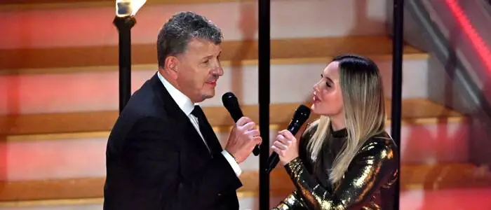 Charlien und Semino Rossi bei der ARD-Show „Das Adventsfest der 100.000 Lichter“