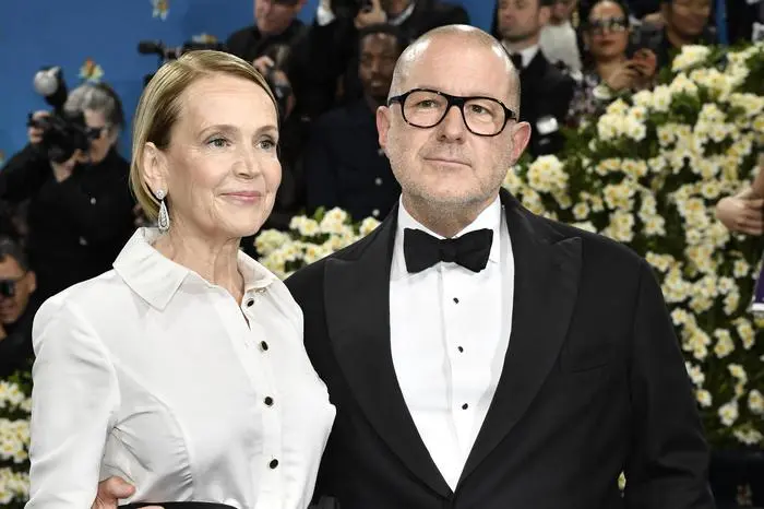 Heather Pegg Ive, left, and Jony Ive attend The Metropolitan Museum of Art's Costume Institute benefit gala celebrating the opening of the 