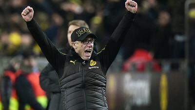 Dortmund besiegt Hoffenheim und Trainer Peter Stöger jubelt