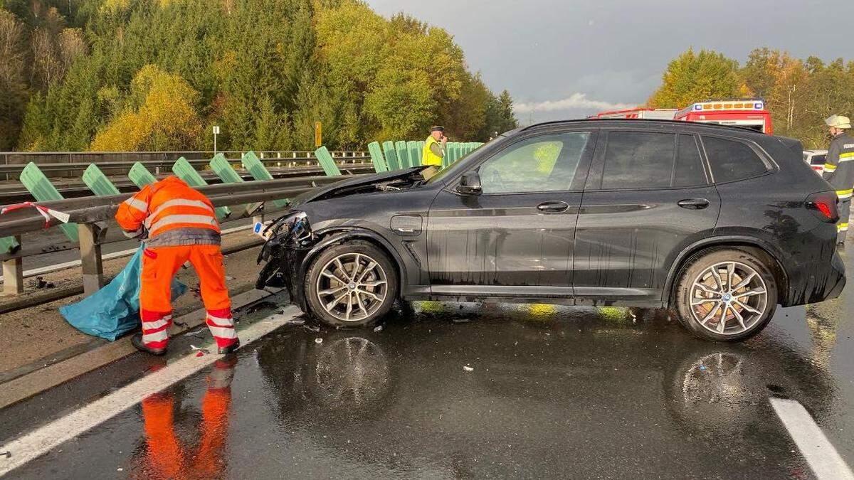 Der Unfall ereignete sich auf der Südautobahn (A 2) auf Höhe St. Andrä