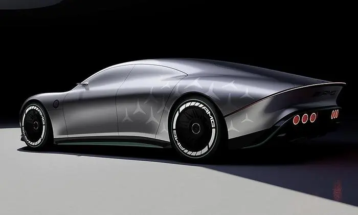 Auspuffrohre braucht es keine mehr, deshalb erinnern die Rückleuchten daran