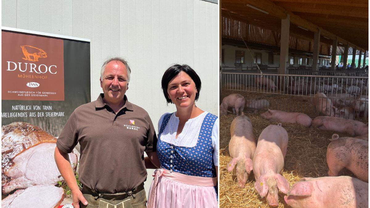 Werner und Sabine Pail haben sich mit ihrem Schweinestall ganz dem Tierwohl verschrieben