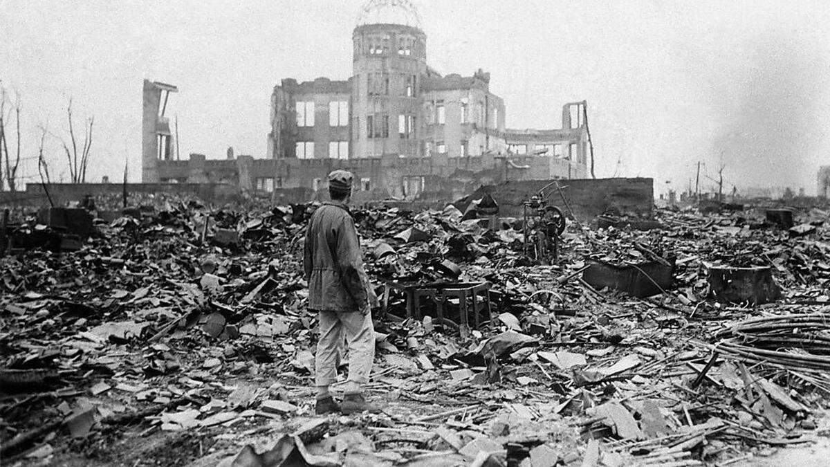 Hiroshima nach dem Angriff 1945