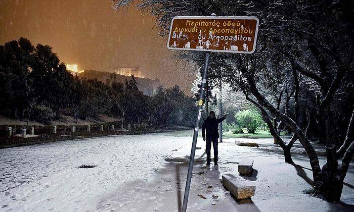 Athen mit der Akropolis im Hintergrund