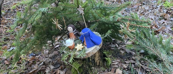 Eine Krippe | Initiiert wurde der Krippen-Wanderweg vom Kulturausschuss der Gemeinde