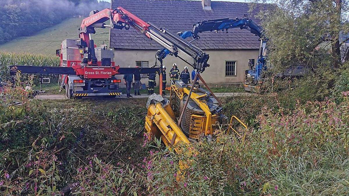 Die Feuerwehren Leutschach an der Weinstraße und Groß St. Florian waren im Einsatz