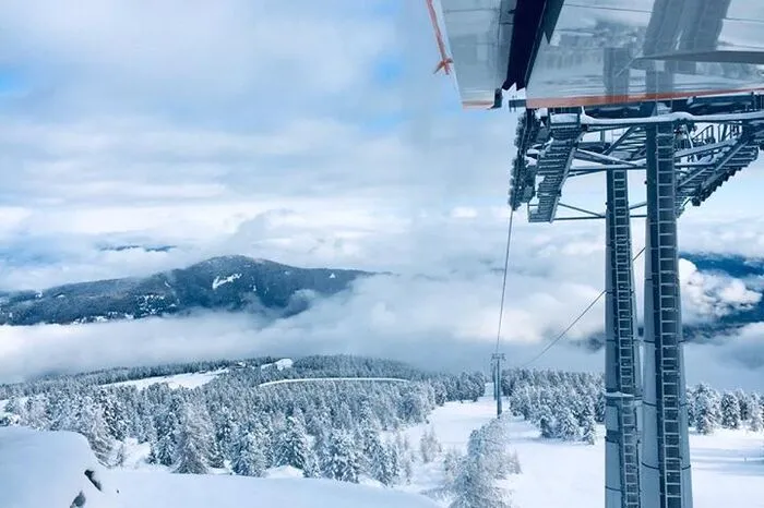 Auch auf dem Kreischberg kam am Wochenende ein halber Meter Neuschnee herunter