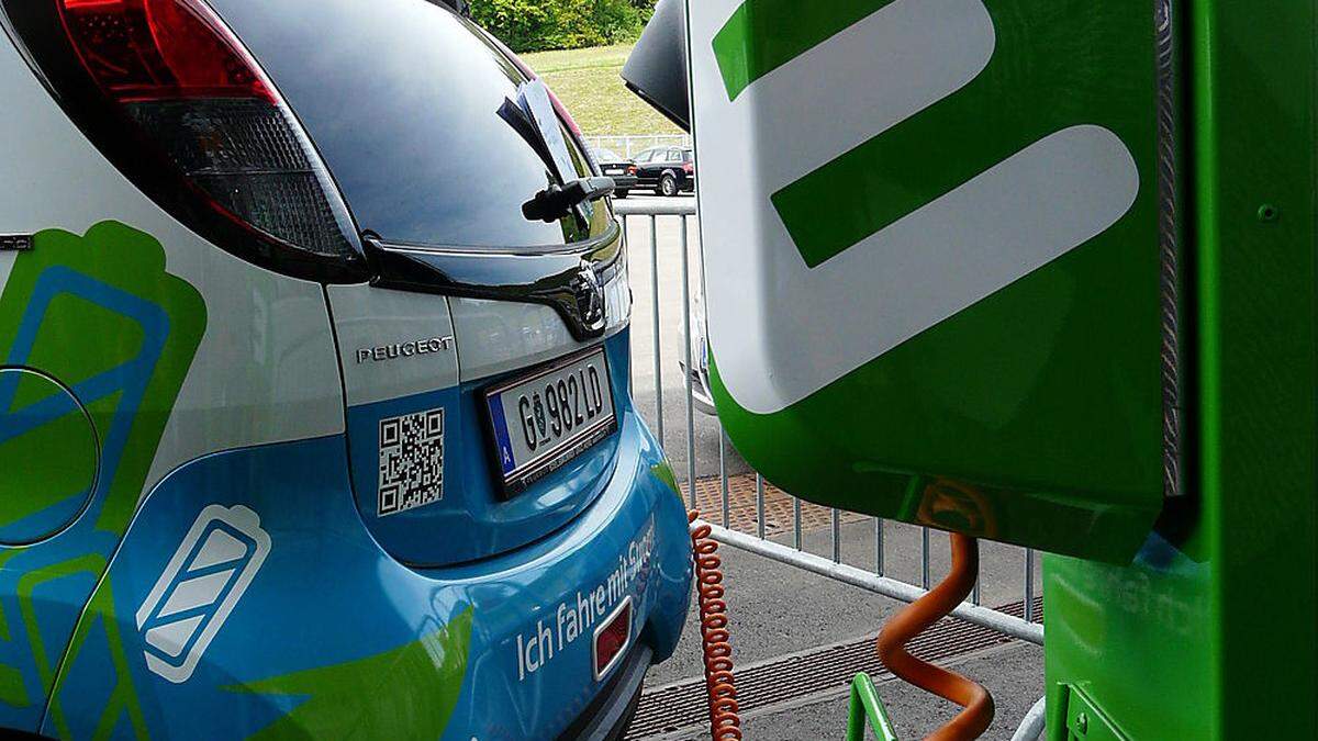 Immer mehr Grazer laden ihr Auto mit Strom