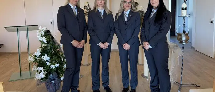 Sie helfen Menschen in Ausnahmesituationen: Claudia Matheuschitz, Kerstin Schellander, Denise Steinwender und Ramona Kalt (v.l.)