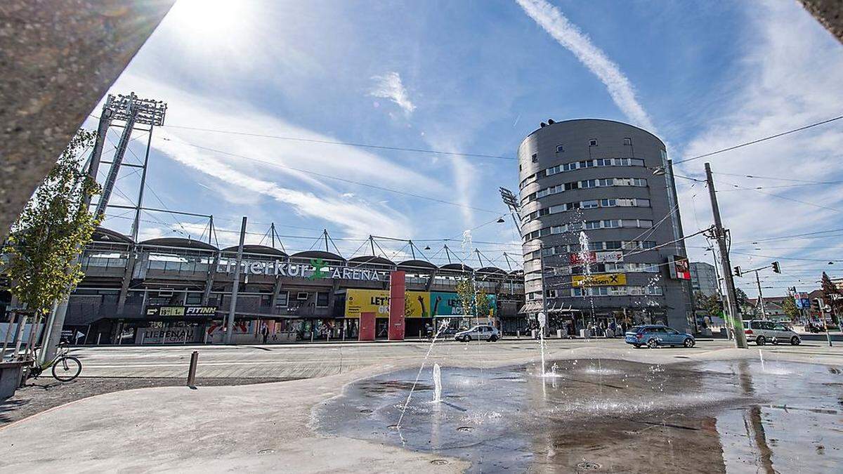 Die Merkur-Arena in Graz