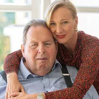 Ottfried Fischer mit seiner Simone.