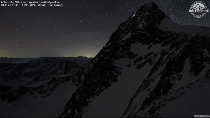 Aufnahmen einer Webcam zeigten die beiden kurz vor dem Gipfel (Archiv)