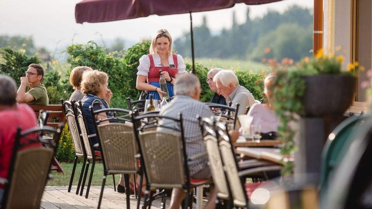 In der Südsteiermark ist der Ansturm durch einheimische Gäste derzeit größer als normal