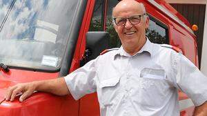 Mit Herz und Seele ist Richard Röck (63) für „seine“ Feuerwehr Langegg im Einsatz 