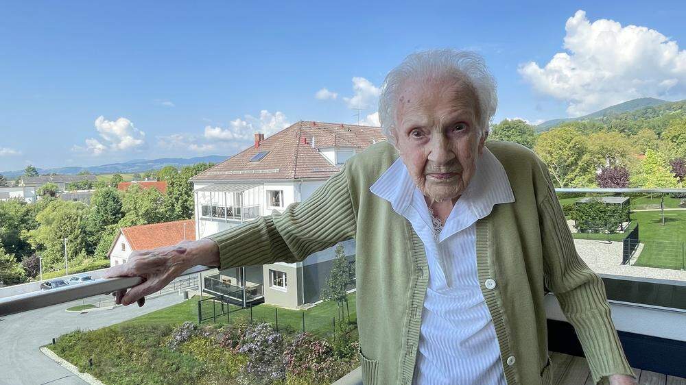 Erika Strohrigel wohnt seit sieben Jahren im Seniorenhaus Menda in Hartberg