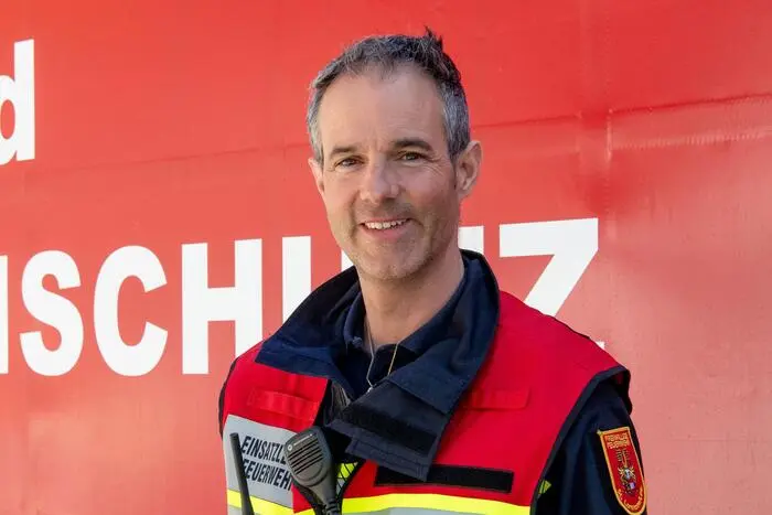 Gerd Guggenberger, stellvertretender Bezirksfeuerwehrkommandant und Einsatzleiter beim Waldbrand im Lesachtal