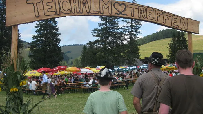 Unzählige Besucher kamen auf die Teichalm, um am dortigen Teichalmtreffen teilzunehmen.