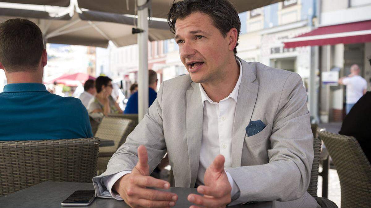 ÖVP-Stadtrat Peter Weidinger sieht im Fall der Absoluten eine Chance für Villach	