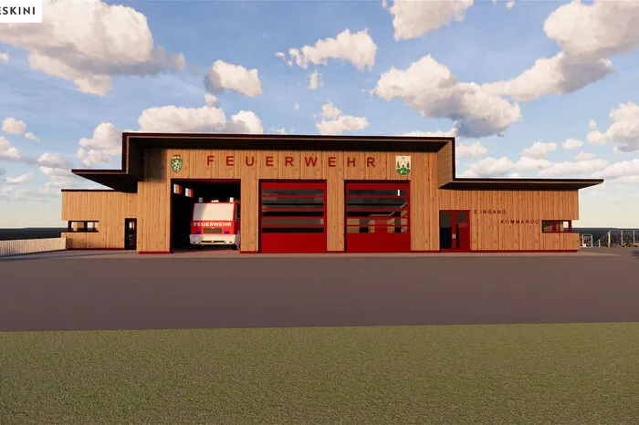 Das neue Rüsthaus wird drei Garagen beinhalten - eine mehr als das bisherige Feuerwehrhaus.