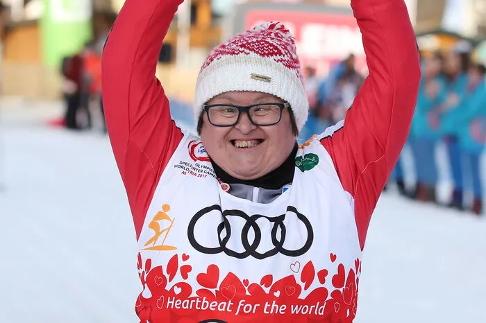 Jubel im Ziel: Melitta Rosa Olipic (A)