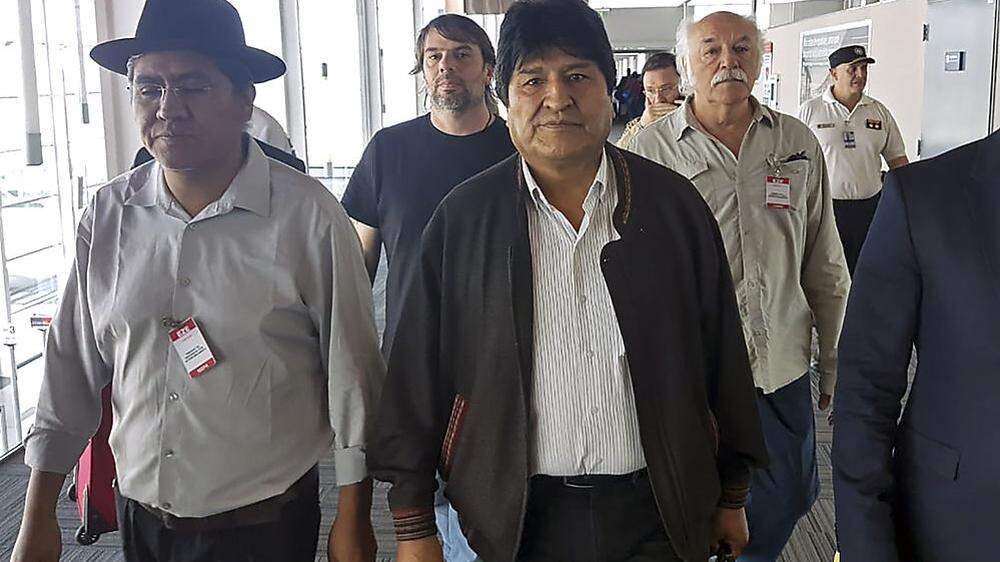 Evo Morales am Freitag in Buenos Aires