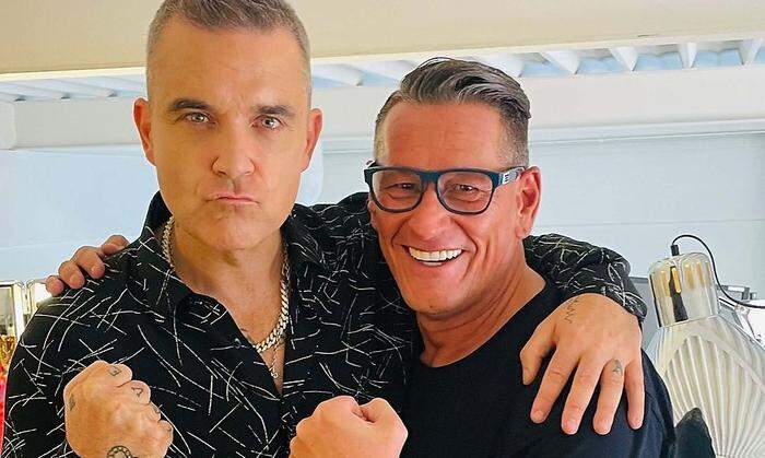 Leutgeb und Robbie Williams kennen sich bereits seit 2013