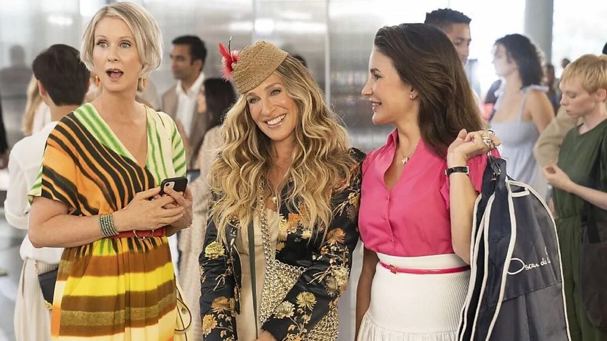 Cynthia Nixon, Sarah Jessica Parker und Kristin Davis in "And Just Like That"