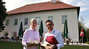 Bruni Janes und Mario Mauthner sind die neuen Gastronomen im Schloss Finkenstein 