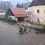 Ortskern von Tiffen war überflutet