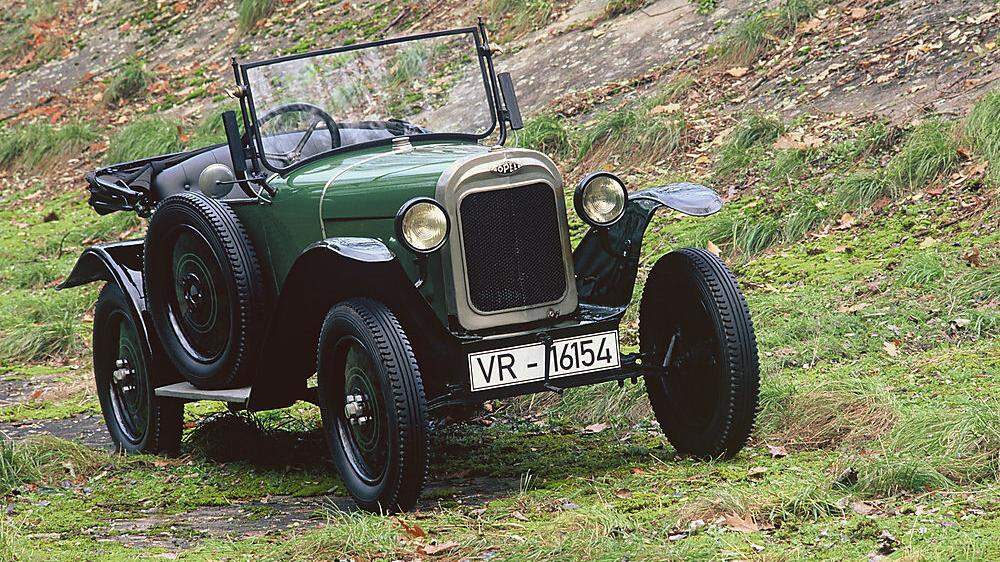 Amphibienfahrzeug: Der Opel 4/12 PS alias Laubfrosch wurde von 1924 bis 1931 gebaut