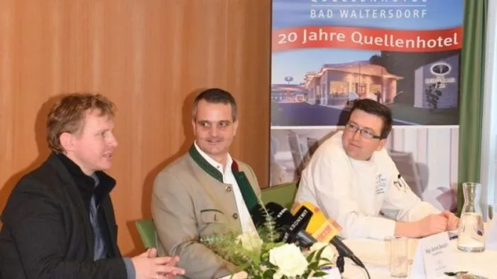 "Wir werden uns auch 2017 stark weiterentwickeln", spannte Geschäftsführer Gernot Deutsch den Bogen von der Neueröffnung der Heiltherme Bad Waltersdorf im Jahr 2015 auf die aktuellen Investments.